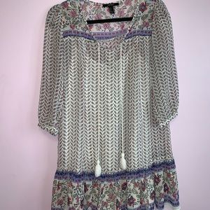 Three quarter sleeve dress
